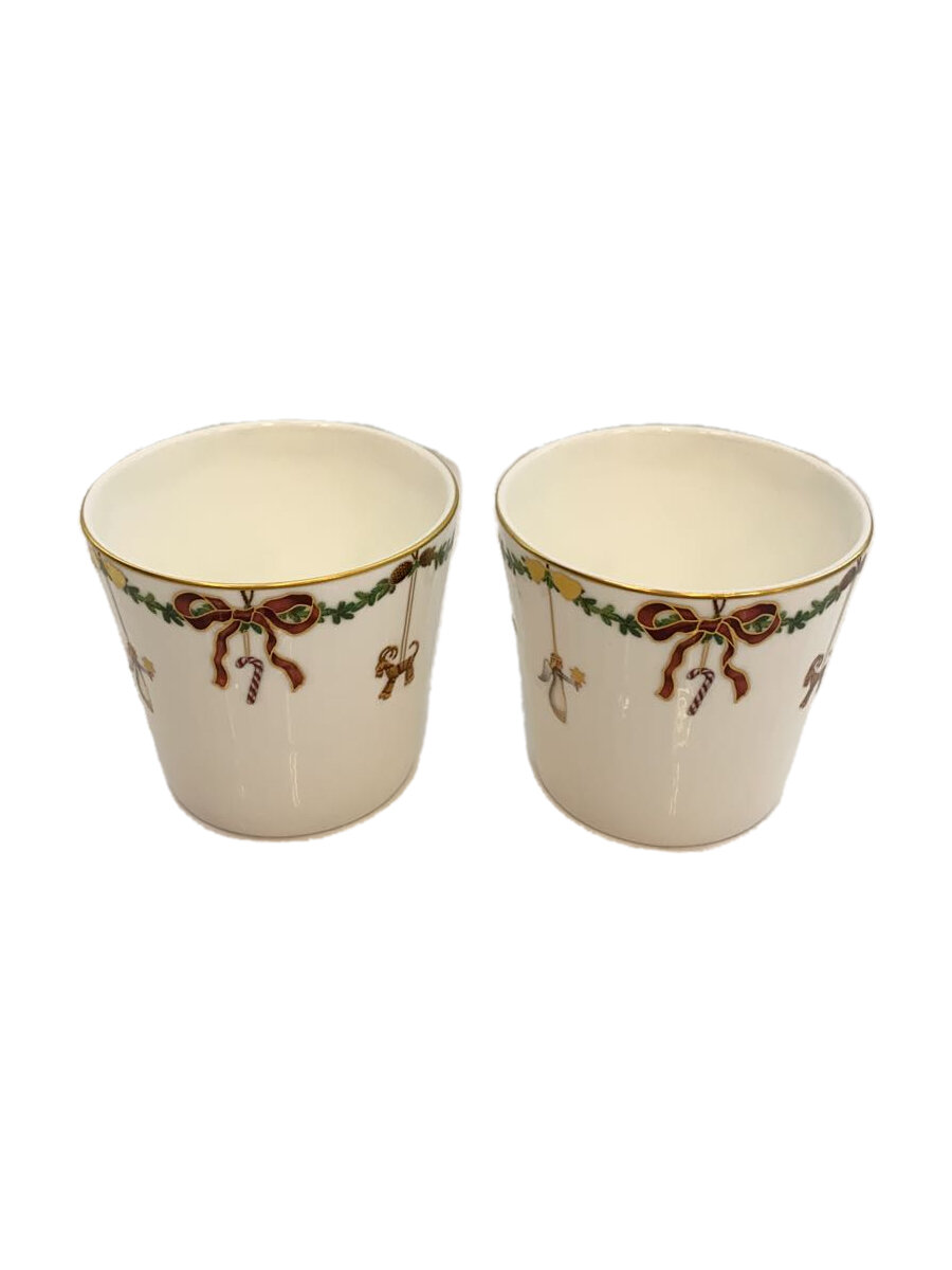 【中古】ROYAL COPENHAGEN◆クリスマスカップ/2点セット【キッチン用品】