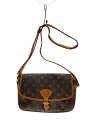 【中古】LOUIS VUITTON◆ソローニュ_モノグラム・キャンバス//バッグ/レザー/BRW/モノグラム/M42250【バッグ】