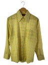 【中古】sears◆長袖シャツ/M/ポリエステル/GRN/チェック//【メンズウェア】(4)