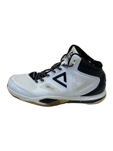 【中古】PEAK/ハイカットスニーカー/US10.5/WHT【シューズ】 【中古】PEAK/ハイカットスニーカー/US10.5/WHT【シューズ】