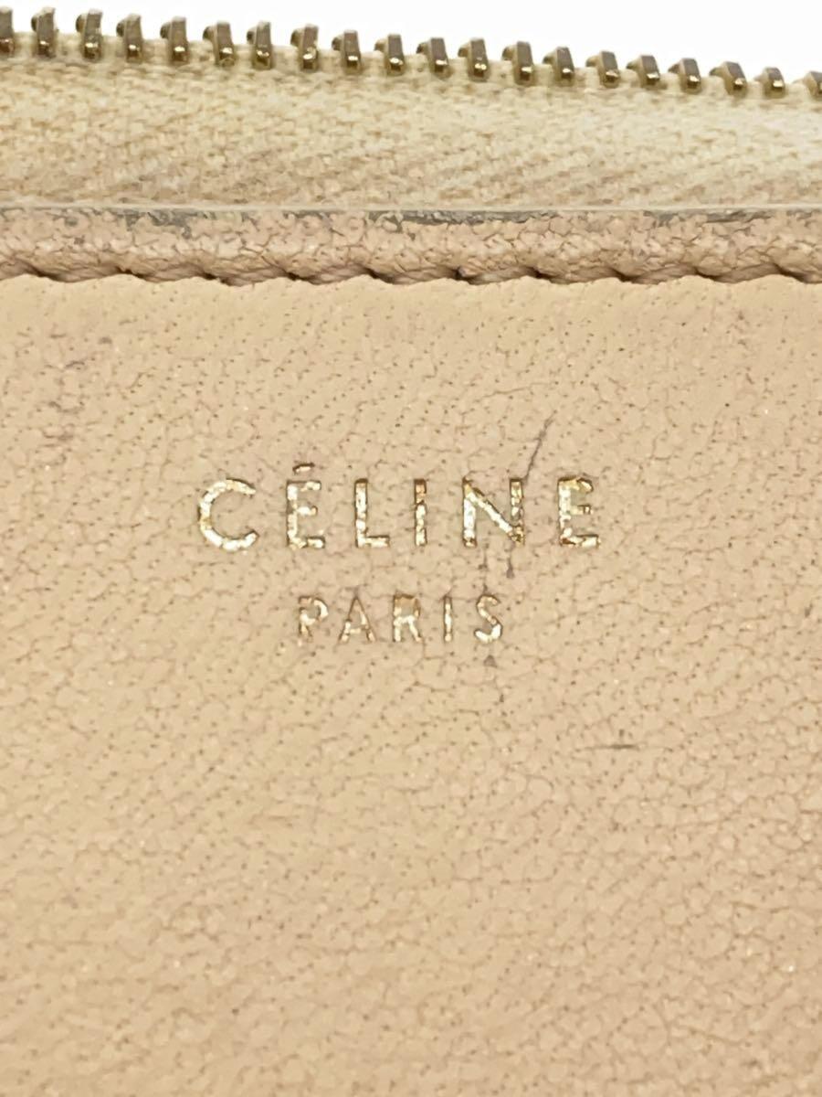 【中古】CELINE◆長財布/レザー/BEG/メンズ/102623HTM【服飾雑貨他】 3