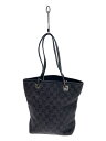 【中古】GUCCI◆トートバッグ_GGキャンバス/キャンバス/GRY/総柄【バッグ】