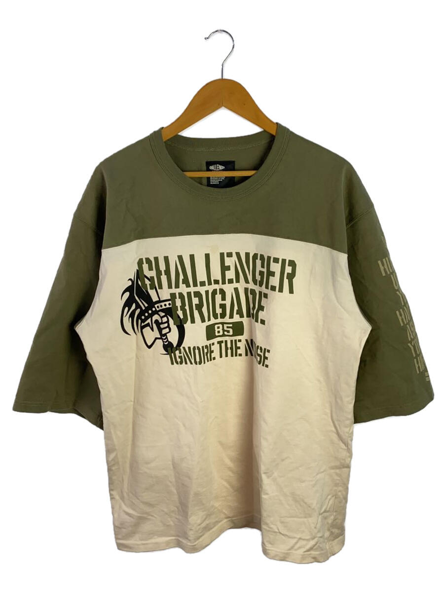 【中古】CHALLENGER◆Tシャツ/L/コットン/マルチカラー/プリント/CLG-CS 023-001【メンズウェア】