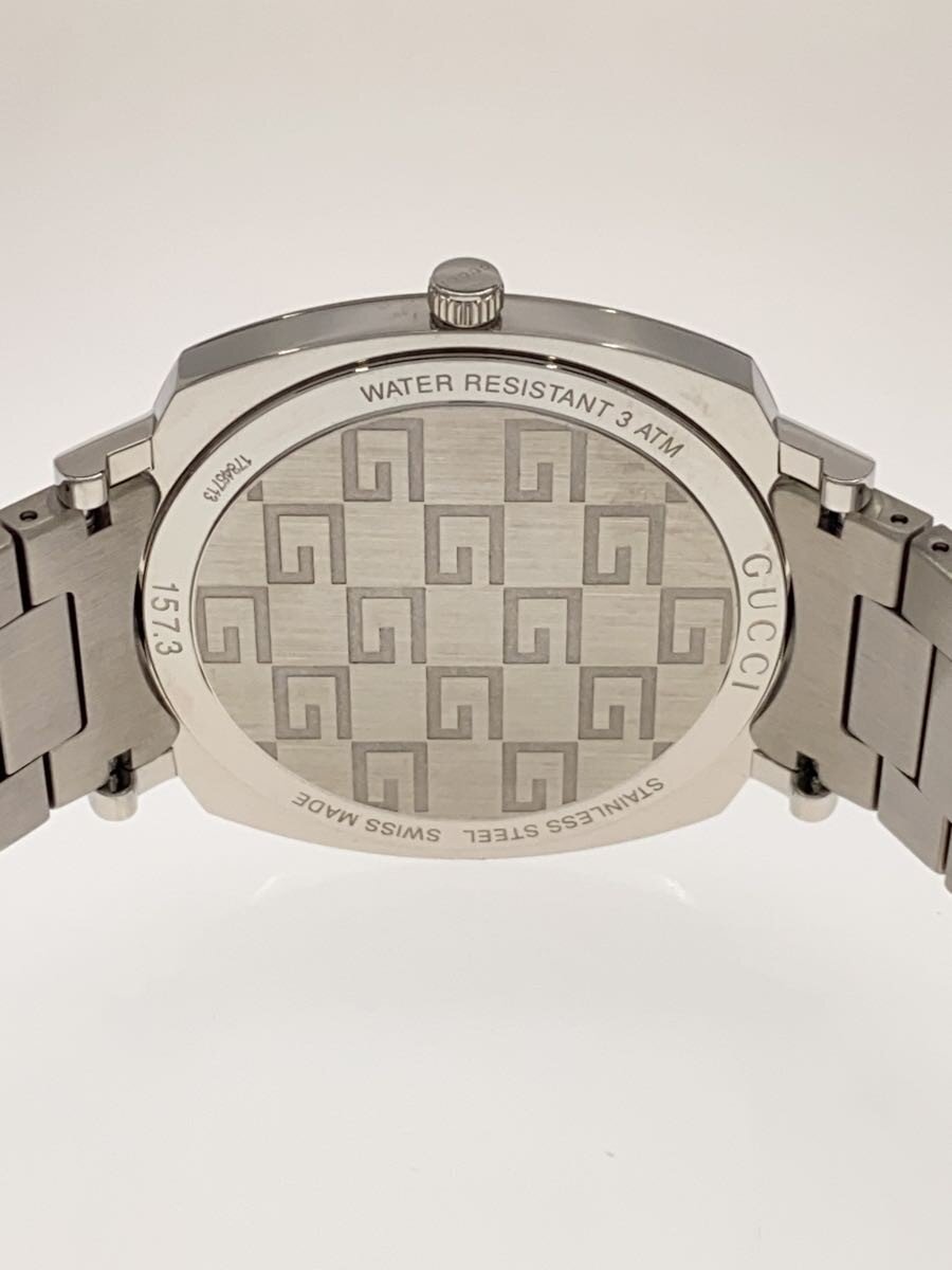 【中古】GUCCI◆GUCCI グッチ クォーツ腕時計/WHT/WHT/SS/157.3/グリップウォッチ38mm//【服飾雑貨他】