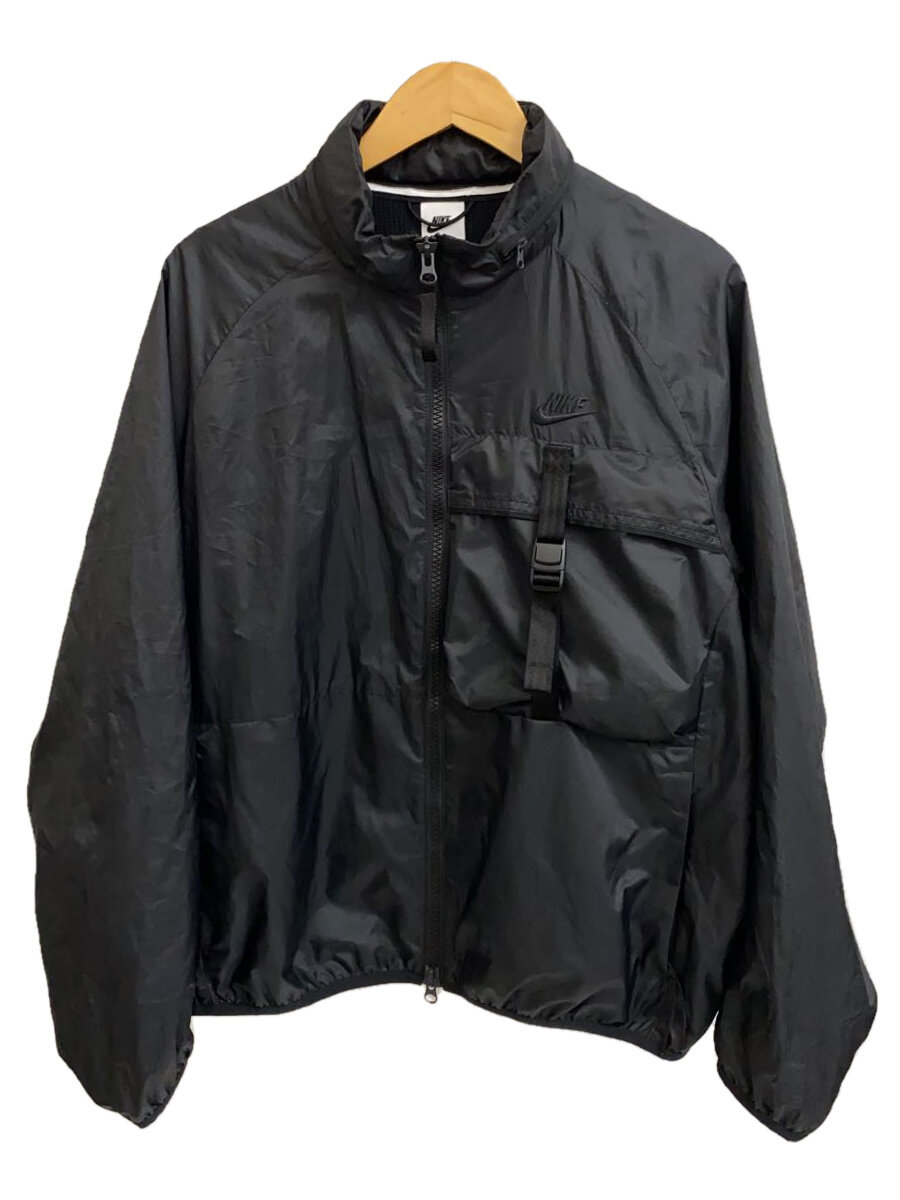 【中古】NIKE◆ジャケット/L/ポリエステル/BLK/FB7904-010【メンズウェア】
