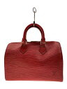 【中古】LOUIS VUITTON◆スピーディ30_エピ_RED/レザー/RED【バッグ】