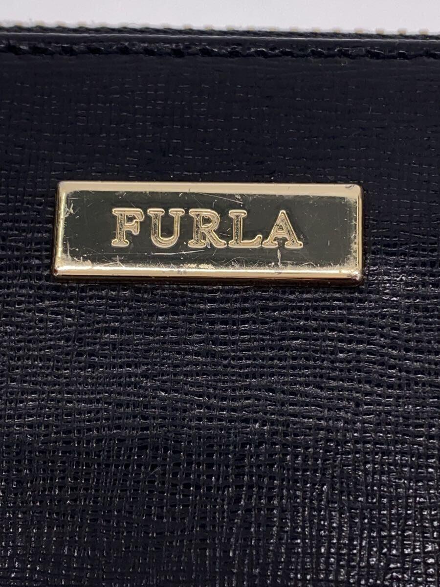【中古】FURLA◆2つ折り財布/ラウンドジップ【服飾雑貨他】