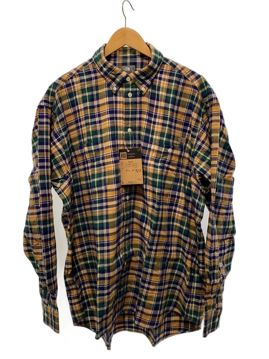 THE NORTH FACE◆L/S FROSTFORGE FLANNEL SHIRT_ロングスリーブフロストフォージフランネルシャツ/XL/コ