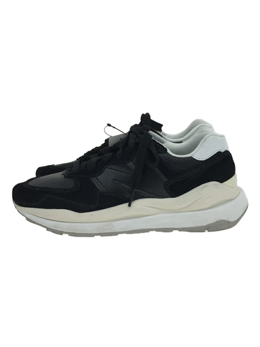 【中古】NEW BALANCE◆ローカットスニーカー/27cm/BLK/スウェード/M5740SLB【シューズ】