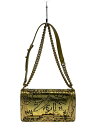 【中古】CHANEL◆ポーチ/レザー/GLD/A67086【バッグ】