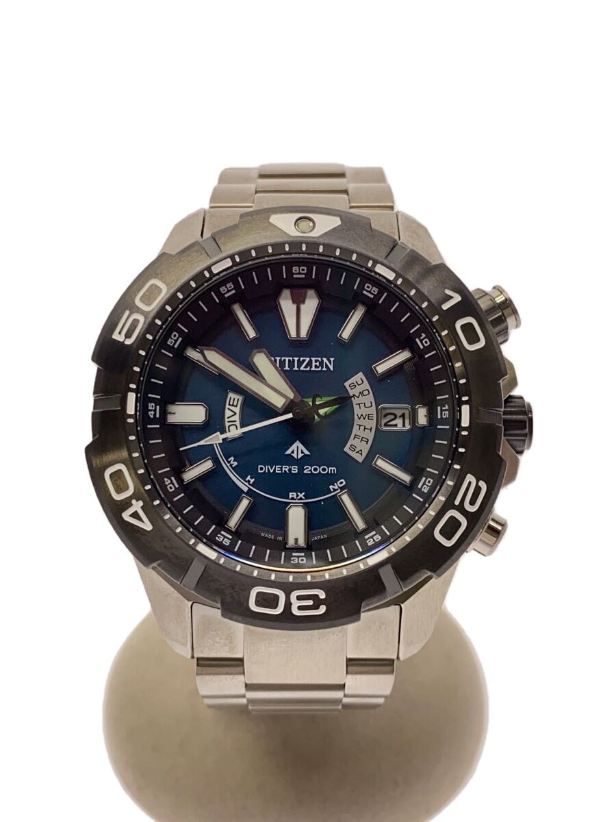 【中古】CITIZEN◆ソーラー腕時計/アナログ/チタン/BLK/H112-R012487//【服飾雑貨他】