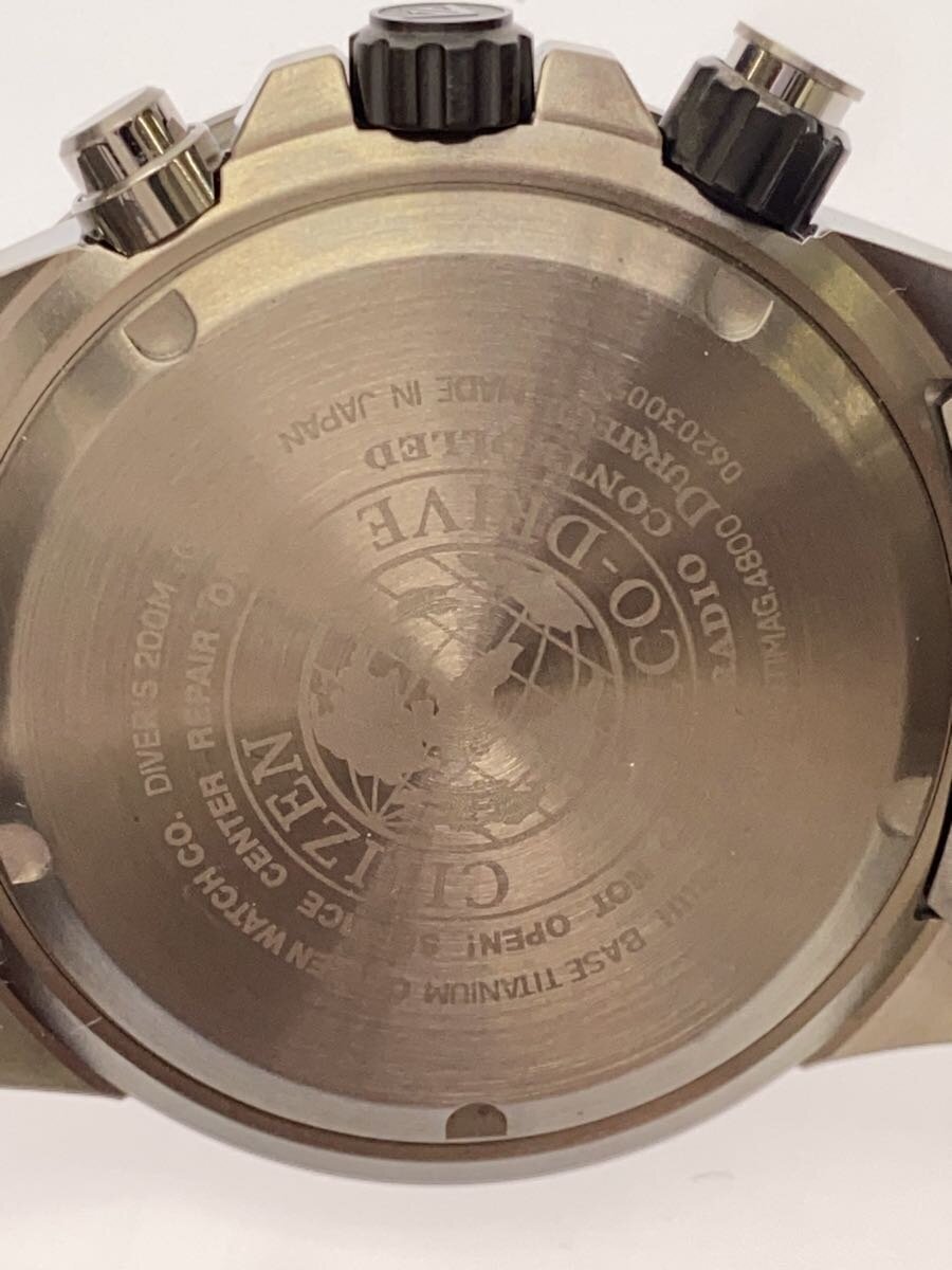 【中古】CITIZEN◆ソーラー腕時計/アナログ/チタン/BLK/H112-R012487//【服飾雑貨他】 3