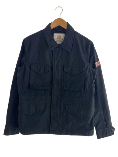 【中古】Supreme◆ミリタリージャケット/S/コットン/BLK/無地//【メンズウェア】 【中古】Supreme◆ミリタリージャケット/S/コットン/BLK/無地//【メンズウェア】