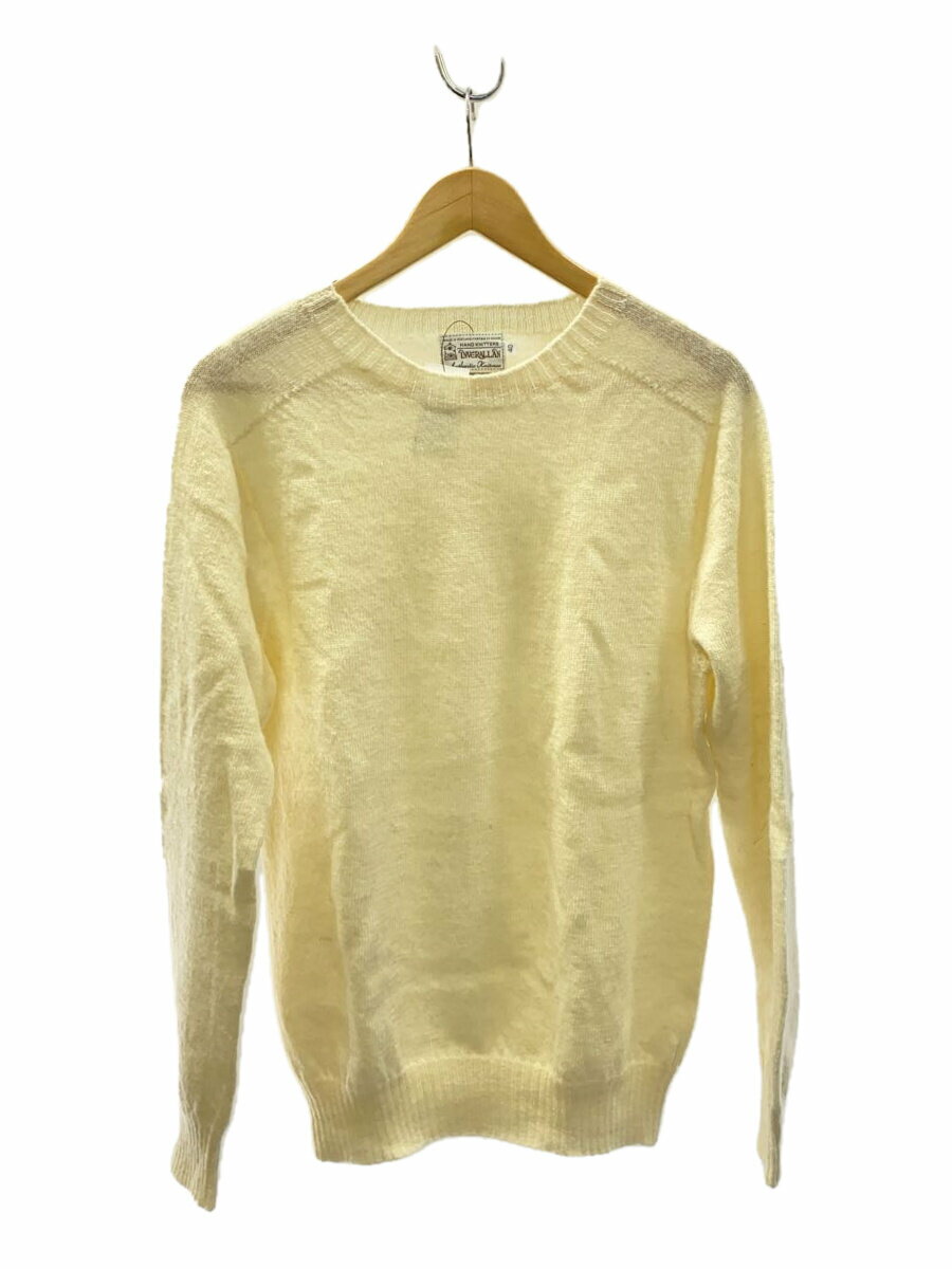 【中古】INVERALLAN◆ニット・セーター(薄手)/40/ウール/CRM/無地【メンズウェア】