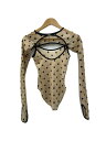 【中古】SORIN/LAKE Two-piece Top/長袖カットソー/38/ポリエステル/BEG/総柄/【レディースウェア】