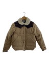 【中古】BEAMS BOY◆レザーヨーク/ダウンジャケット/--/ポリエステル/BEG/4418-0053-819//【レディースウェア】(4)