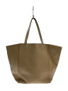【中古】CELINE◆トートバッグ/レザー/GRY/無地/PA-0162【バッグ】