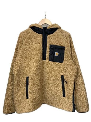 【中古】Carhartt◆PRENTIS PULLOVER/フリースジャケット/L/ポリエステル/BEG/無地【メンズウェア】 【中古】Carhartt◆PRENTIS PULLOVER/フリースジャケット/L/ポリエステル/BEG/無地【メンズウェア】