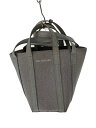 【中古】BALENCIAGA◆持ち手変色箇所有/トートバッグ/--/シルバー/ラメ/672793・8190・0・527277【バッグ】