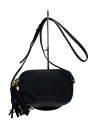 【中古】GUCCI◆スモール・ディスコバッグ_ソーホー/レザー/BLK【バッグ】