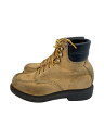【中古】RED WING◆SUPERSOLE SUEDE BOOT/スーパーソールスエードブーツ/--/BEG/スウェード【シューズ】(4)