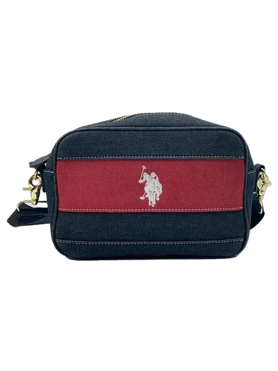 【中古】U.S.POLO ASSN.◆ショルダーバッグ/--/GRY【バッグ】