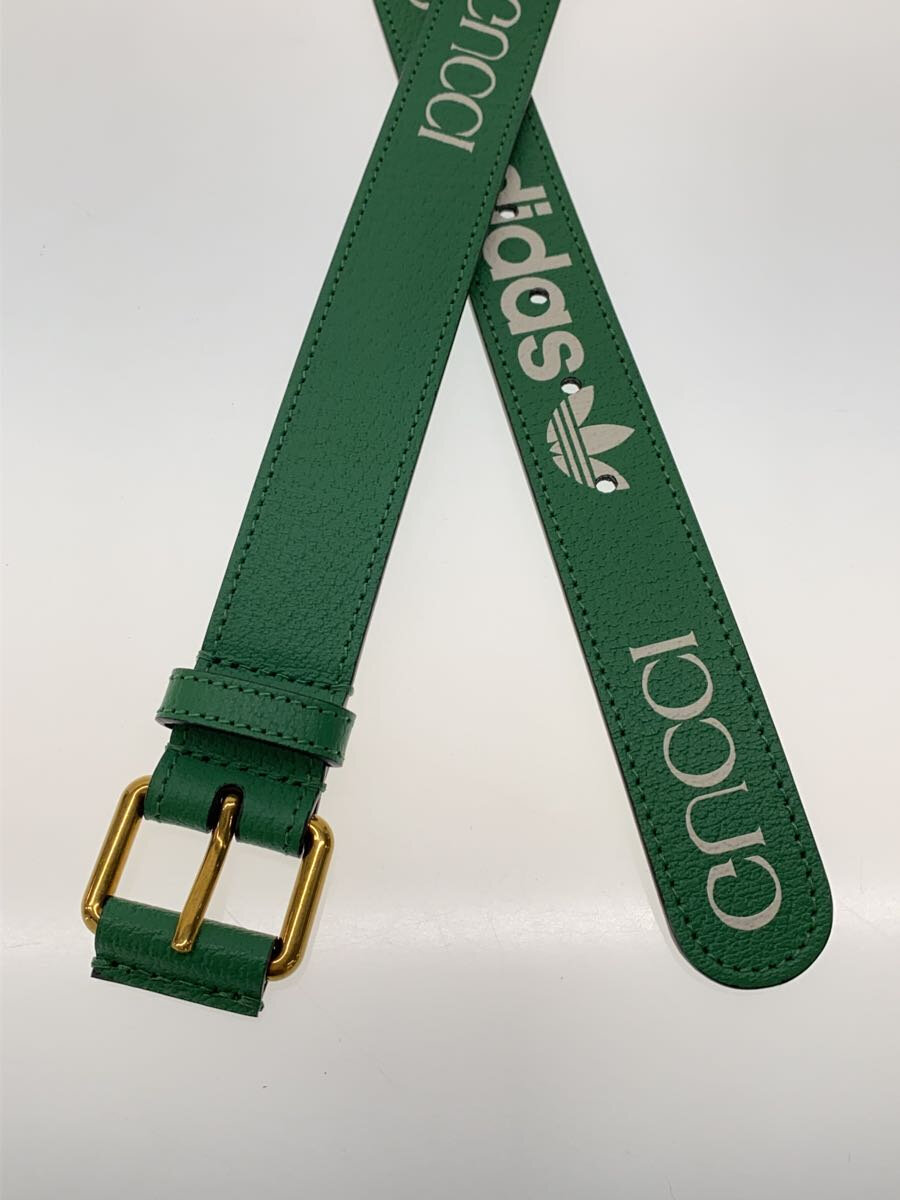 【中古】GUCCI◆ベルト/レザー/GRN/プリント/メンズ/702277・U4DBT//【服飾雑貨他】
