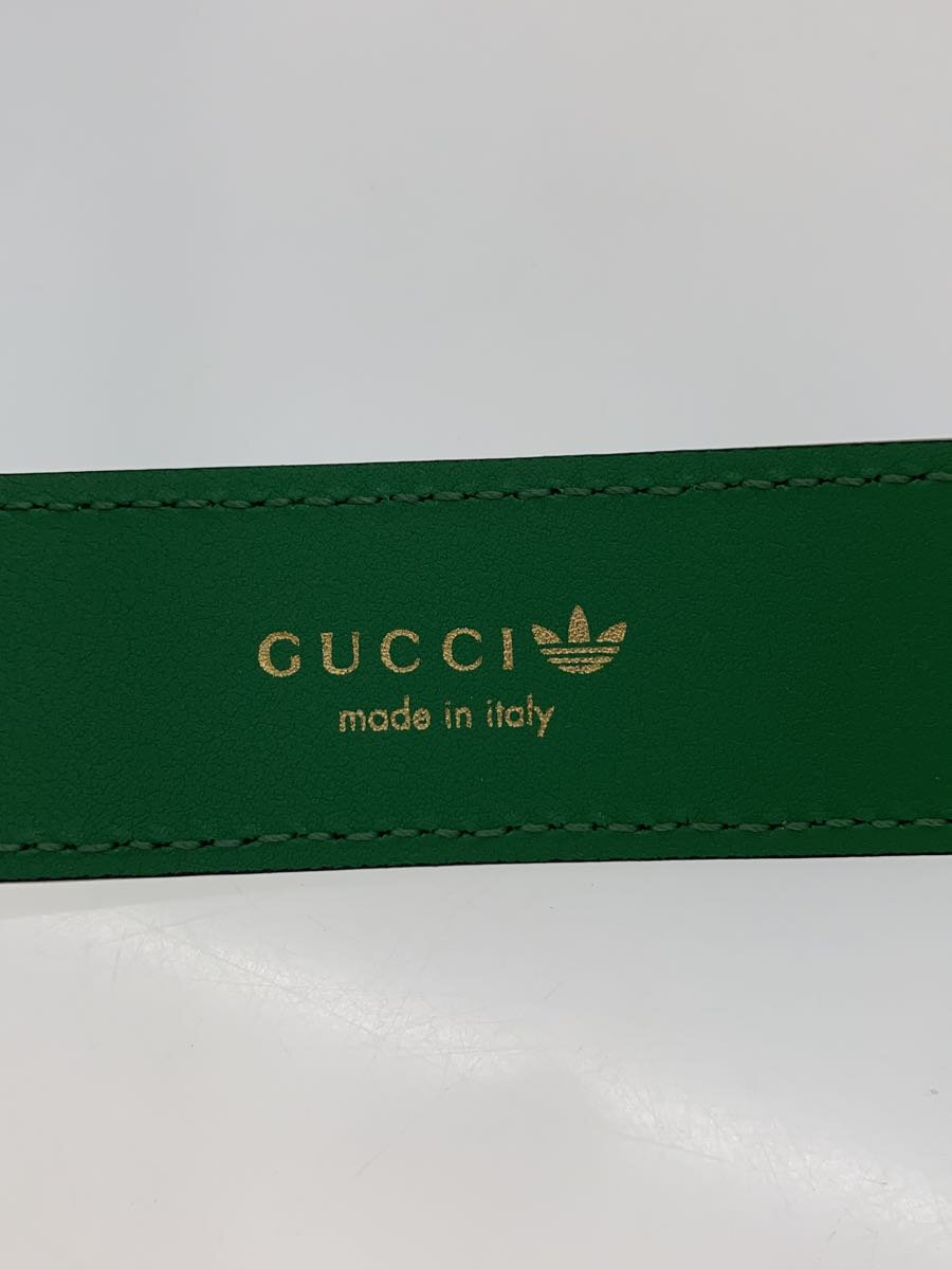 【中古】GUCCI◆ベルト/レザー/GRN/プリント/メンズ/702277・U4DBT//【服飾雑貨他】