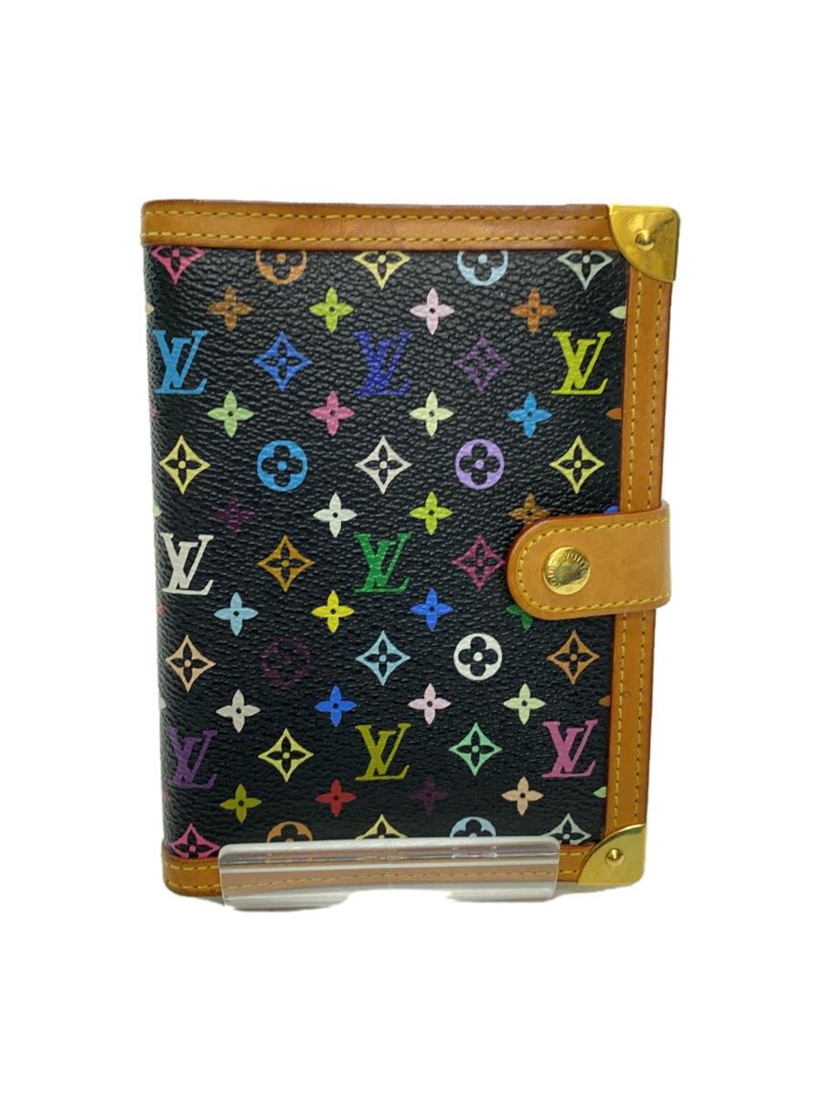 【中古】LOUIS VUITTON◆アジェンダPM_モノグラム・マルチカラー_マルチカラー/レザー/マルチカラー/レディース【服飾雑貨他】