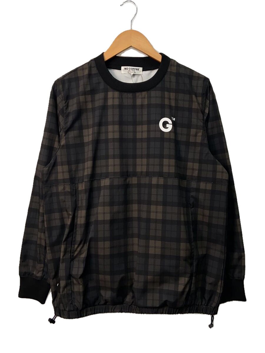 【中古】NO COFFEE◆スポーツウェアー/S/KHK/ノーコーヒー/ノーゴルフ クラブハウス/カーキ/チェック/ゴ..
