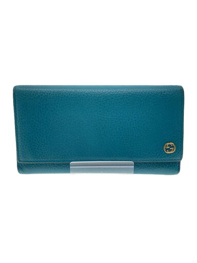 【中古】GUCCI◆長財布/レザー/BLU/無地/レディース/449279・496334・【服飾雑貨他】 【中古】GUCCI◆長財布/レザー/BLU/無地/レディース/449279・496334・【服飾雑貨他】