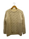 【中古】Maison Margiela◆ニット・セーター(厚手)/M/ウール/CRM/2340835589812【メンズウェア】