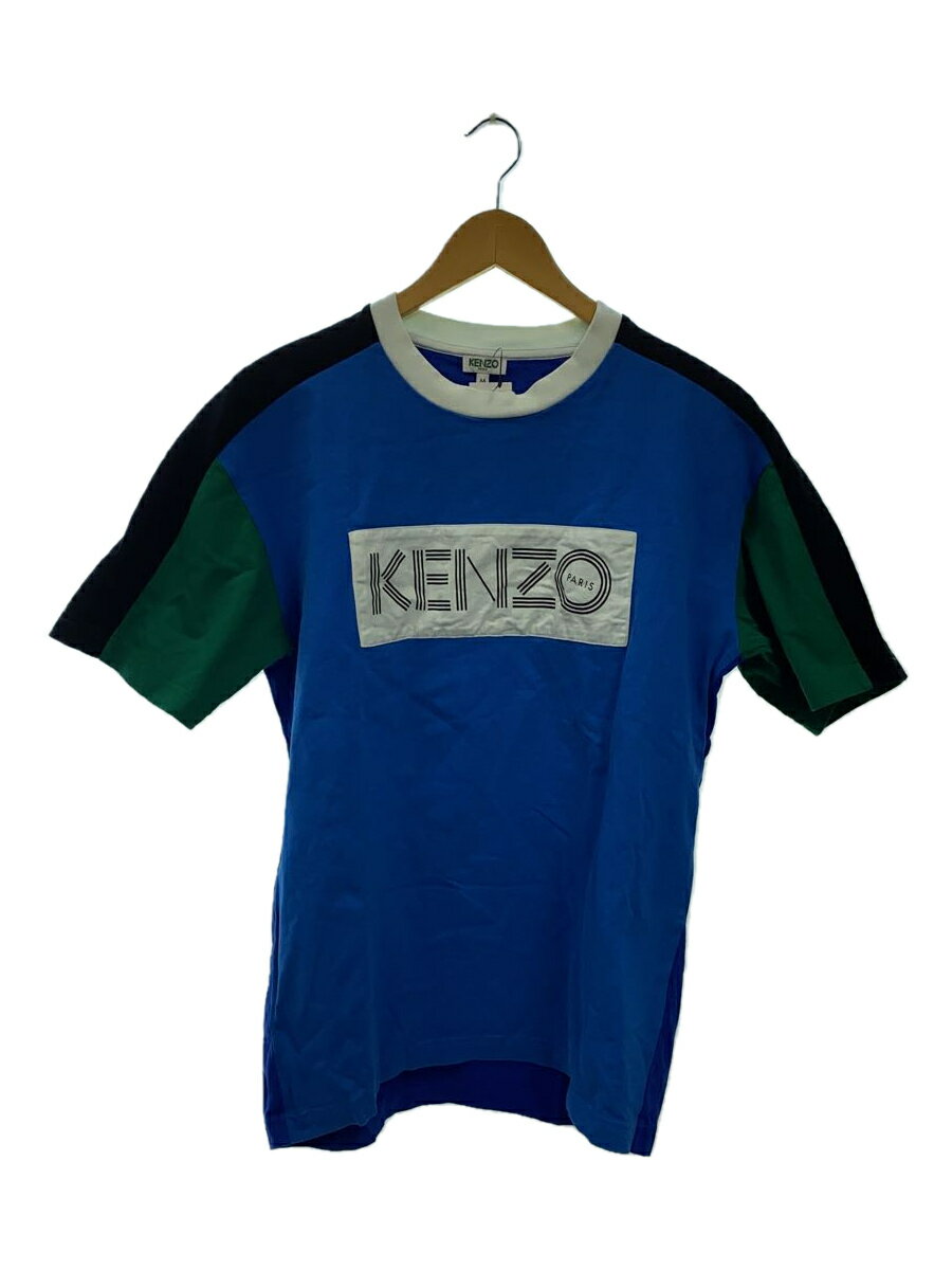 【中古】KENZO◆Tシャツ/M/コットン/BL