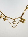 【中古】LOUIS VUITTON◆コリエ・ブルーミング_GLD/メッキ/GLD/トップ有/レディース【服飾雑貨他】