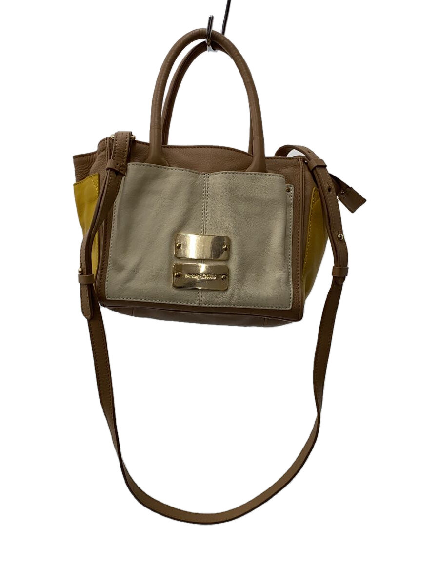【中古】SEE BY CHLOE◆ショルダーバッグ/レザー/BEG【バッグ】