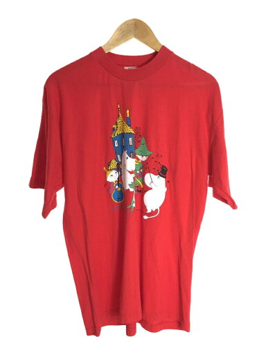 【中古】Moomin/Tシャツ/S/RED【メンズウェア】 【中古】Moomin/Tシャツ/S/RED【メンズウェア】