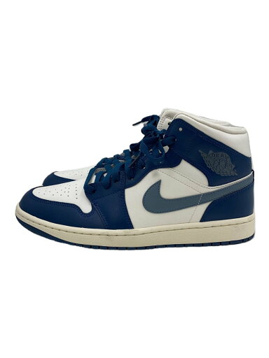 【中古】NIKE◆AIR JORDAN 1 MID_エア ジョーダン 1 ミッド/28cm/BLU【シューズ】 【中古】NIKE◆AIR JORDAN 1 MID_エア ジョーダン 1 ミッド/28cm/BLU【シューズ】