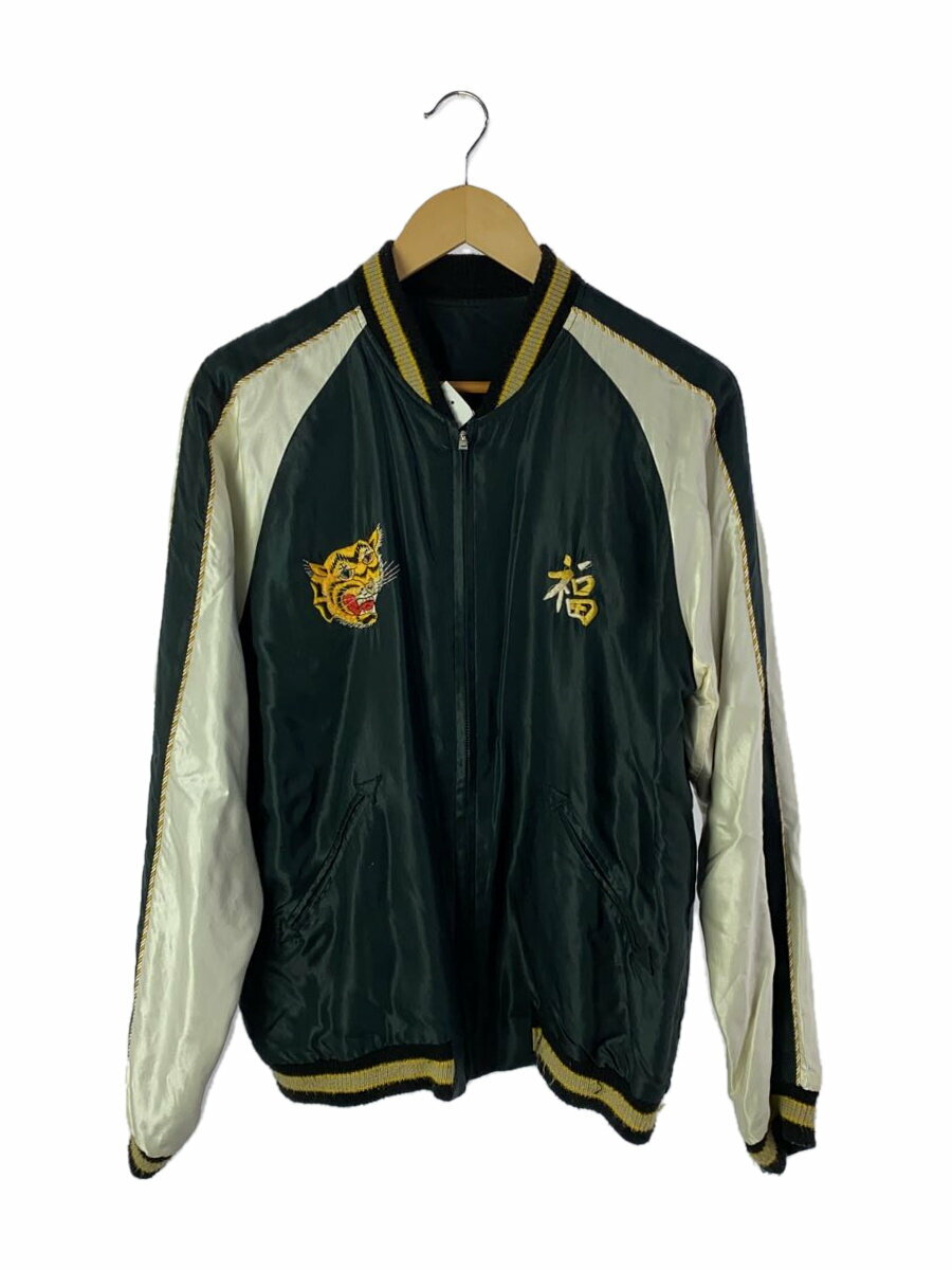 【中古】TAILOR 東洋◆スカジャン/L/レーヨン/BLK/11-18-2917-086【メンズウェア】