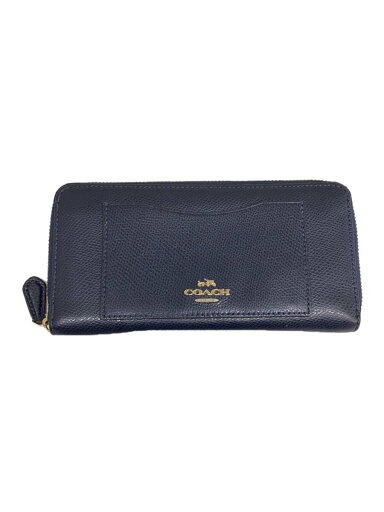 【中古】COACH◆長財布_オールレザー/レザー/NVY/無地/レディース【服飾雑貨他】 【中古】COACH◆長財布_オールレザー/レザー/NVY/無地/レディース【服飾雑貨他】