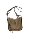 【中古】LOEWE◆2wayhammocksmallleathershoulderbag/ショルダーバッグ/レザー/BEG【バッグ】