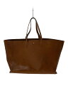 【中古】JIL SANDER◆トートバッグ/レザー/BRW//【バッグ】