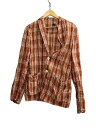 【中古】T-JACKET/長袖シャツ/S/リネン/ORN/チェック【メンズウェア】(4)