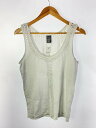 【中古】NUMBER (N)INE◆07SS/編み込みタンクトップ/本人期/Archive/2/コットン/WHT【メンズウェア】