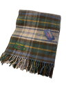 【中古】TWEED MILL◆マフラー/ウール/マルチカラー/チェック/レディース/タータンチェック/ストール/厚手/フリンジ/グリーン/【服飾雑貨他】