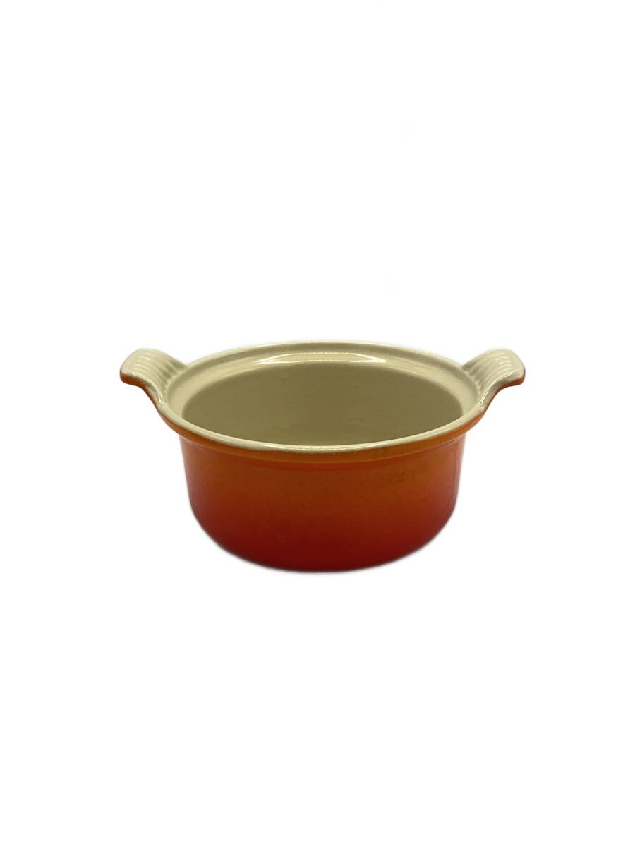【中古】LE CREUSET◆チーズフォンデュ/ORG【キッチン用品】