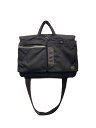【中古】PORTER◆ブリーフケース/コットン/BLK//【バッグ】(4)