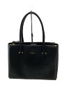 【中古】FURLA◆トートバッグ/レザー/BLK【バッグ】