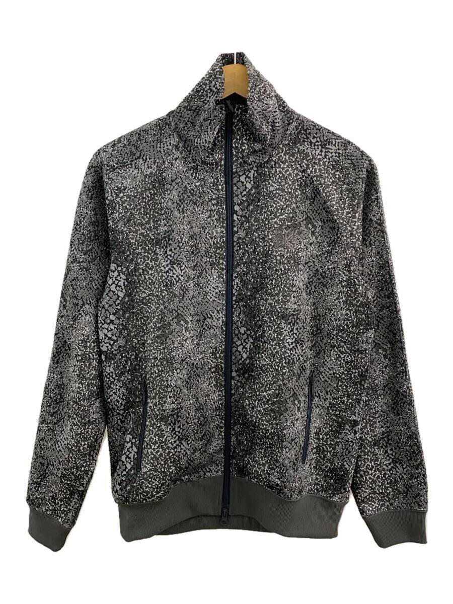 【中古】Needles◆別注/Track Jacket/トラックジャケット/S/ポリエステル/GRY/総柄/PU1580【メンズウェア】