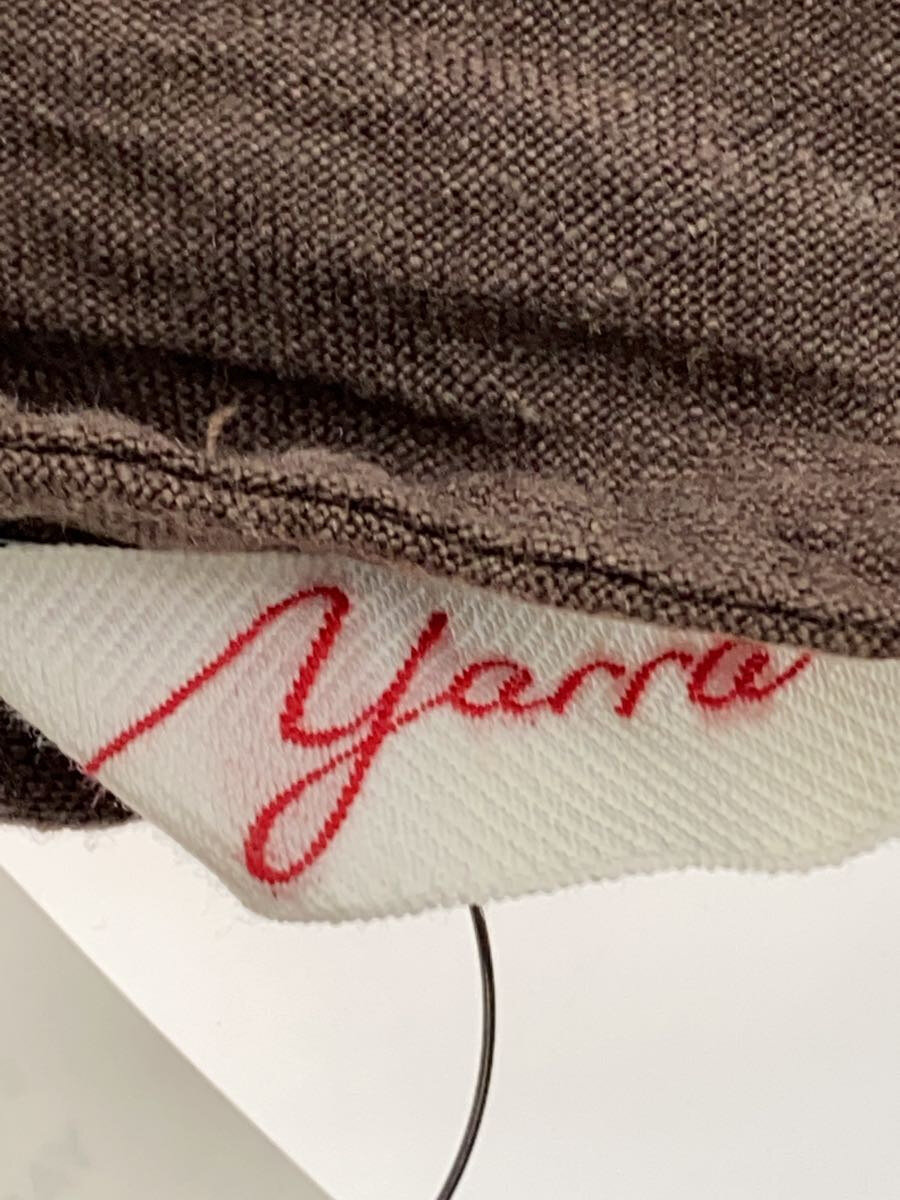 【中古】YARRA◆長袖ワンピース/FREE/コットン/NVY/無地【レディースウェア】