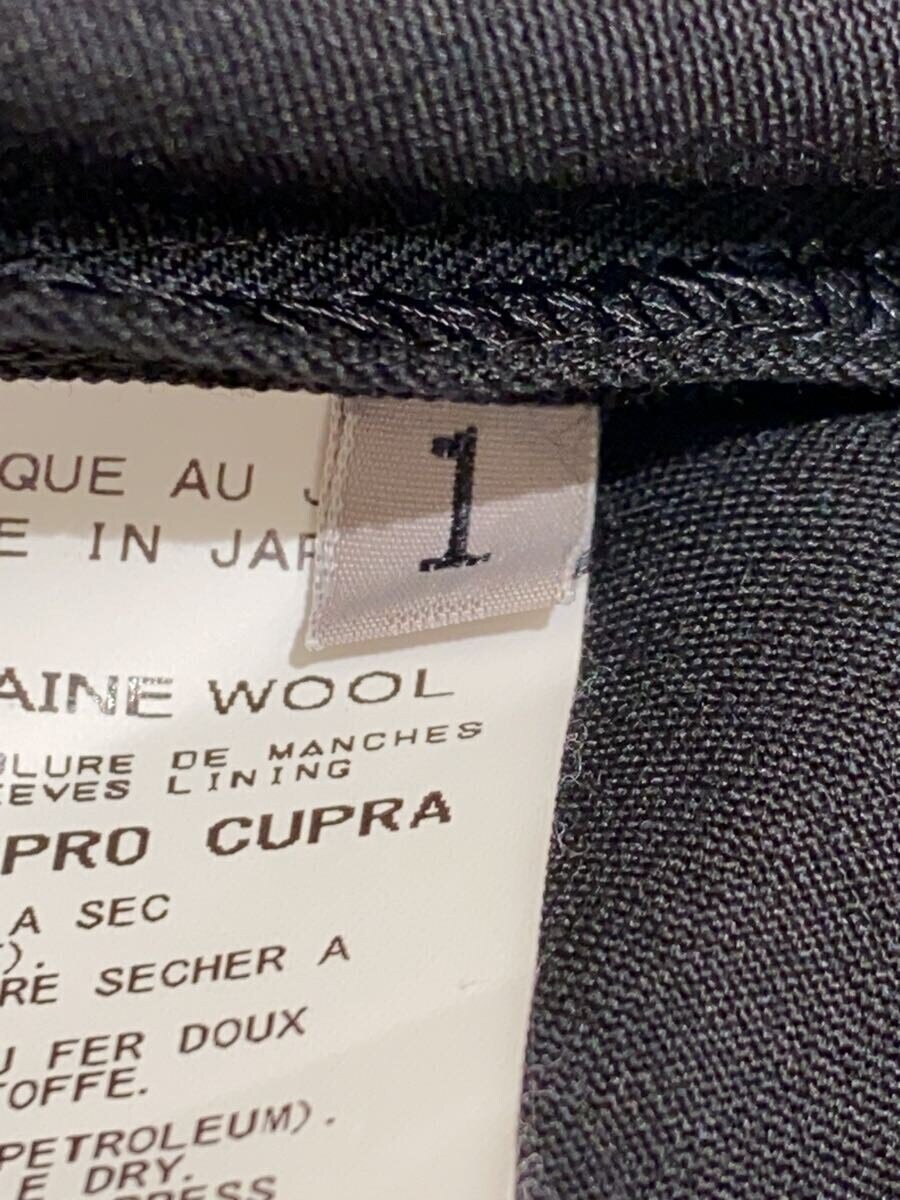 【中古】YOHJI YAMAMOTO◆テーラードジャケット/1/ウール/BLK/FU-J11-100【メンズウェア】